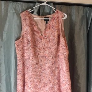 Adrianna Papell Nautilis Ombré Lace Fit & Flare